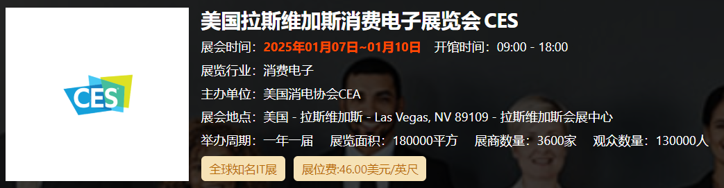 美国拉斯维加斯消费电... 